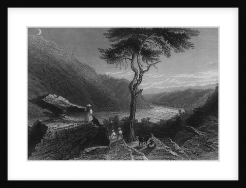 The Valley of the Shenandoah, from Jefferson Rock, 1838 by William Henry (after) Bartlett