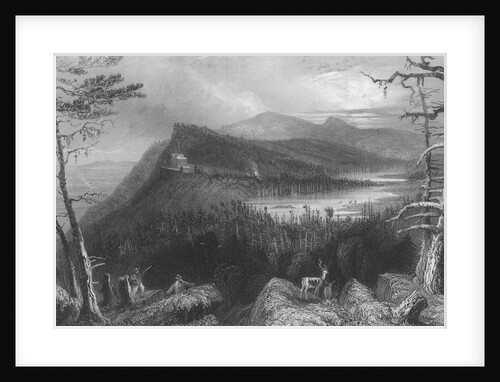 The Two Lakes and the Mountain House on the Catskills, 1838 by William Henry Bartlett