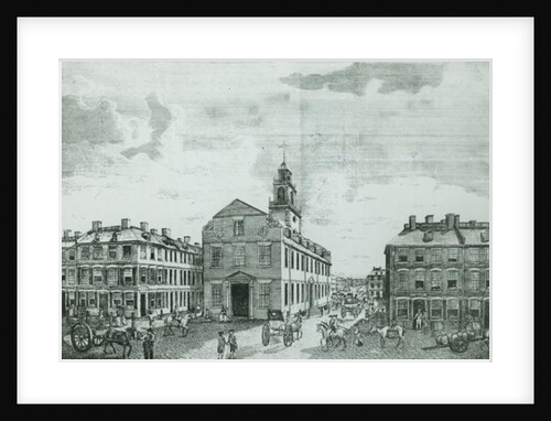 South West View of The Old State House, Boston, 1881 by (after) American School