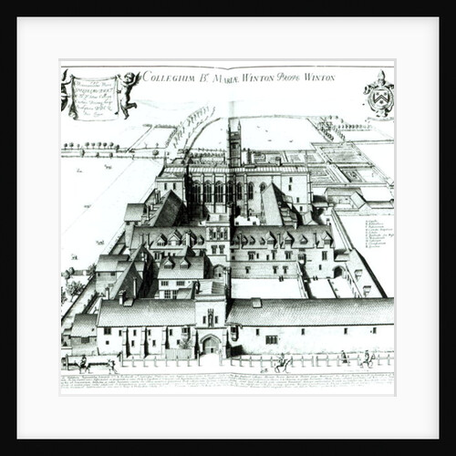 Winchester College, 1675 by David (after) Loggan