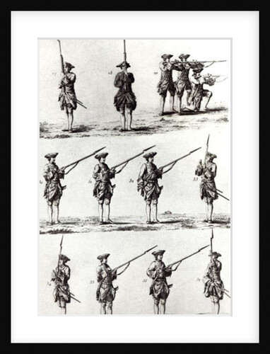 Soldiers with bayonets by German School