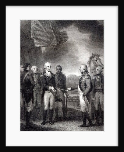 Surrender of Lord Cornwallis at Yorktown, 1781 by English School