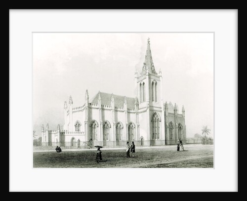 Trinity church, Port of Spain by Eugene Ciceri