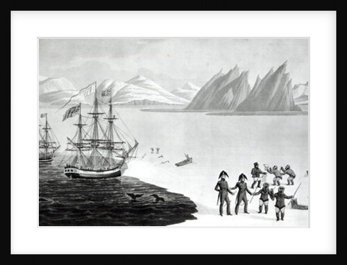 First communication with the natives of Prince Regents Bay, 1818 by English School
