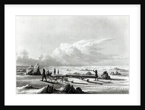 Winter Travelling on Great Salave Lake by George Back (after)