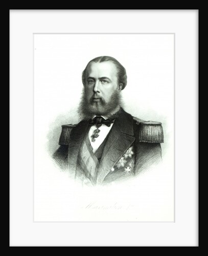 Portrait of Emperor Maximilian of Mexico, 1864 by English School
