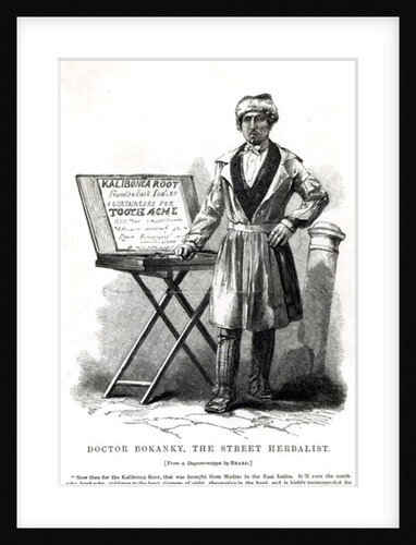 Doctor Bokanky, the street herbalist by English School