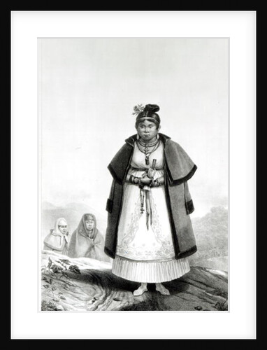 Gouaranis women going to Mass on Sunday by Jean Baptiste Debret