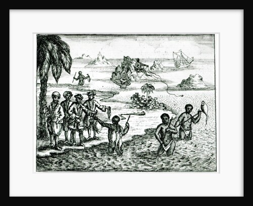 The Hottentot Manner of Fishing by English School