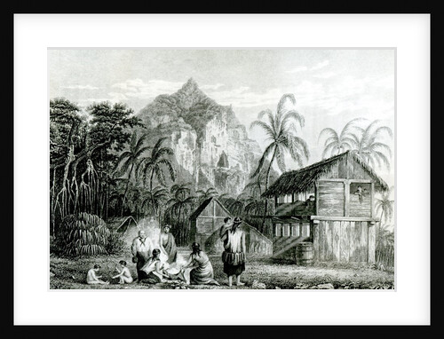 Interior of Pitcairn Island, 1831 by William Beechey