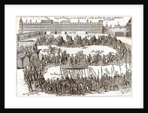 Entry of Prince Charles I into Madrid, 1623 by German School