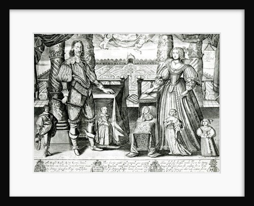 Family Portrait of Charles I by English School