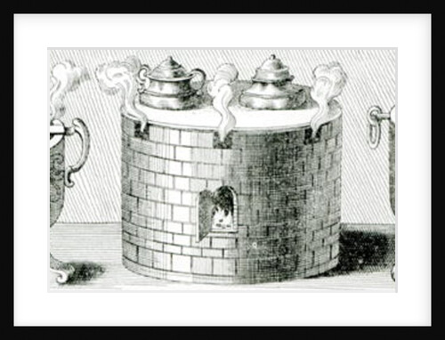 Devices for Keeping Water and Food Warm on Sabbath, 1748 by German School