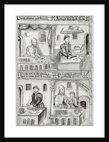 Bakers of York A.D, 1595-96 by English School
