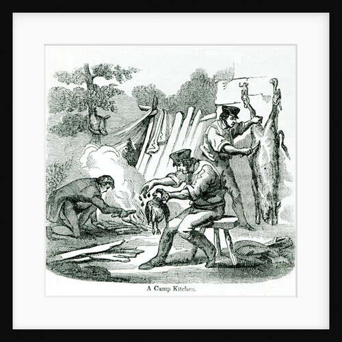 A camp Kitchen, 1856 by School English