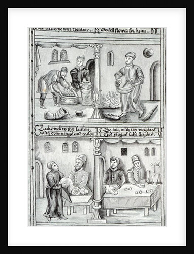 Bakers of York, A.D, 1595-96 by English School