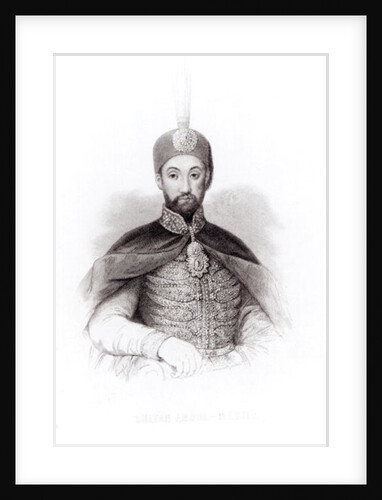 Portrait of Abdulmecit by English School