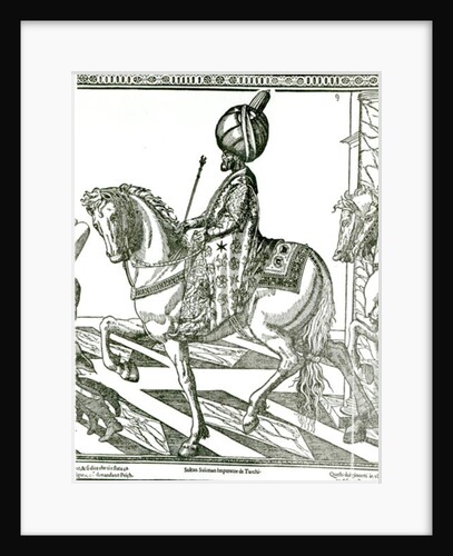 Portrait of Suleiman the Magnificent by English School