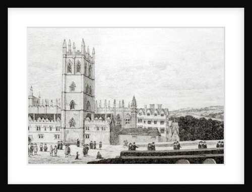 Magdalen College, Oxford in the 17th century by English School
