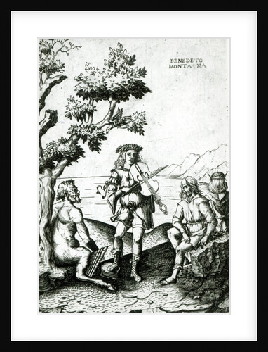 Apollo and Pan by Bartolomeo Montagna