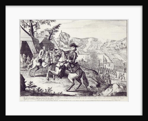 William Duke of Cumberland and the Rebel Forces, 1st May 1746 by English School