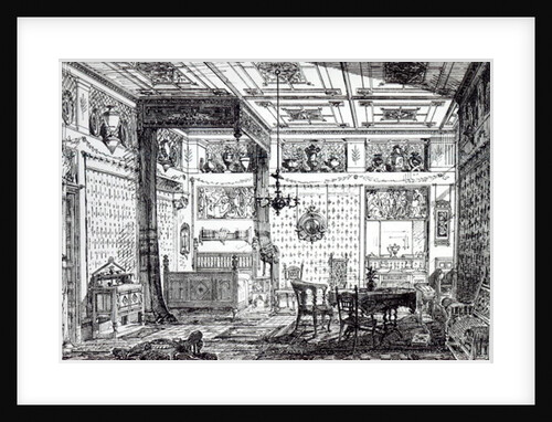 A Bed Room by English School