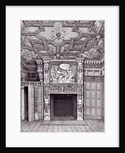 East View of the first floor of Sir Paul Pindar's Bishopsgate Street, 1810 by John Thomas Smith