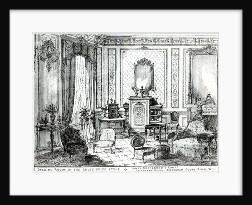Drawing Room in the Louis Seize Style by English School