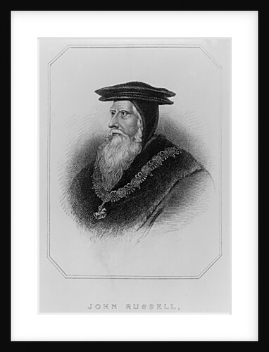 Portrait of John Russell 1st Earl of Bedford by English School