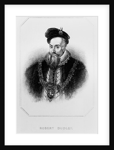 Portrait of Robert Dudley 1st Earl of Leicester by English School