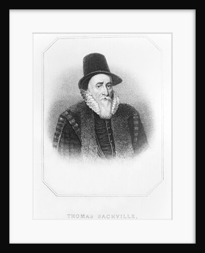 Portrait of Thomas Sackville 1st Earl of Dorset by John de Critz