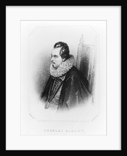 Portrait of Charles Blount 8th Earl of Devonshire by English School