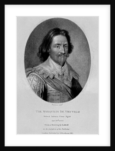Portrait of The Marquis of Vieu Ville by English School