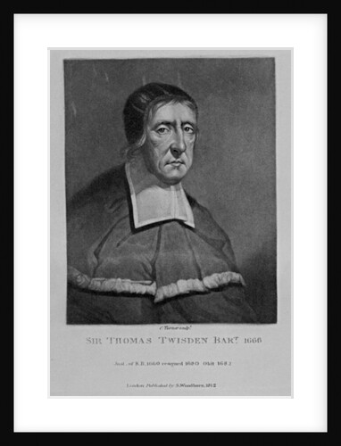Portrait of Sir Thomas Twisden by English School