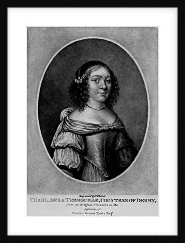 Portrait of Charlotte, Countess of Derby by English School