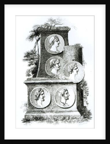 Portraits of Roman Emperors from 'The History of Decline and Fall of the Roman Empire' by Edward Gibbon, Vol 2, 1808 by Henry R. Cook