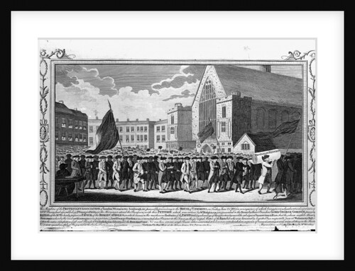 Members of the Protestant Association Petitioning, 1718 by English School