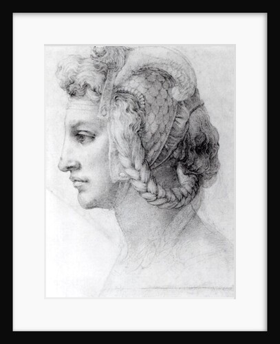 Ideal Head of a Woman, c.1525-28 by Michelangelo Buonarroti
