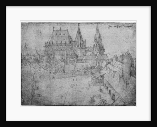 The Minster at Aachen, 1520 by Albrecht Dürer or Duerer