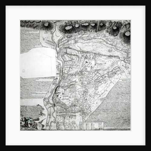 Plan of the Battle of Minden, drawn by Captain William Roy and engraved by Thomas Major, 1760 by English School