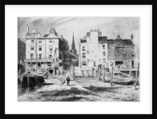 View of the Old Hungerford Stairs, c.1815 by English School