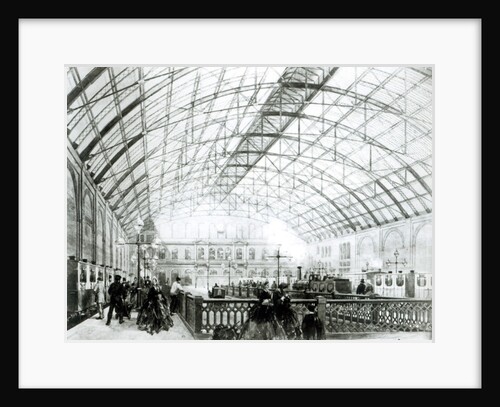 Interior of Charing Cross station by English School