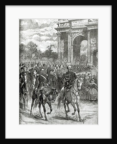 The entry of Napoleon III and Victor Emmanuel into Milan by English School