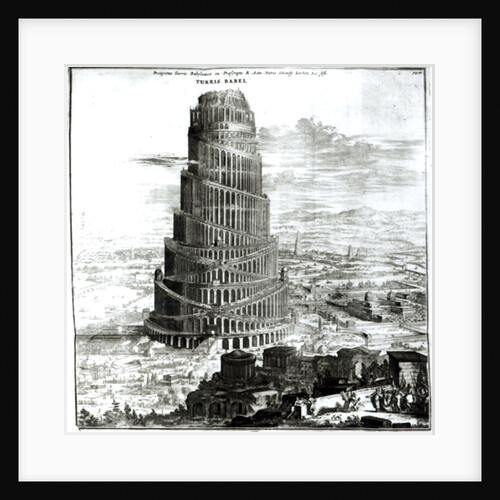 The Tower of Babel, 1679 by Athanasius Kircher
