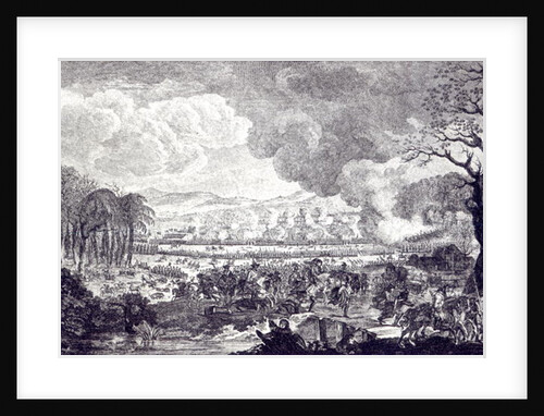 Battle of Rossbach, November 5th 1757 by German School
