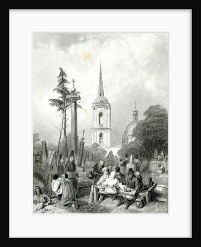 Cemetery of the Smolensko Church by Alfred Vickers