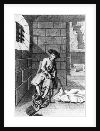 Jack Shepperd in Newgate Prison, 1724 by English School
