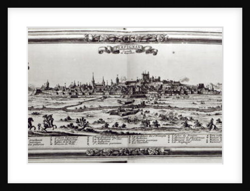 View of Perpignan, southern France, c.1645 by French School
