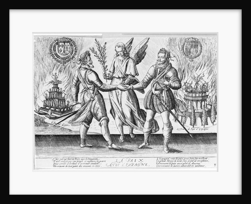 Peace with Spain, 1598 by School French