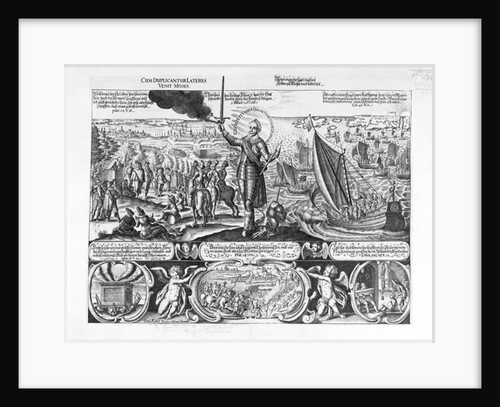 Gustavus Adolphus landing at Stralsund in 1630 by Georg Koler